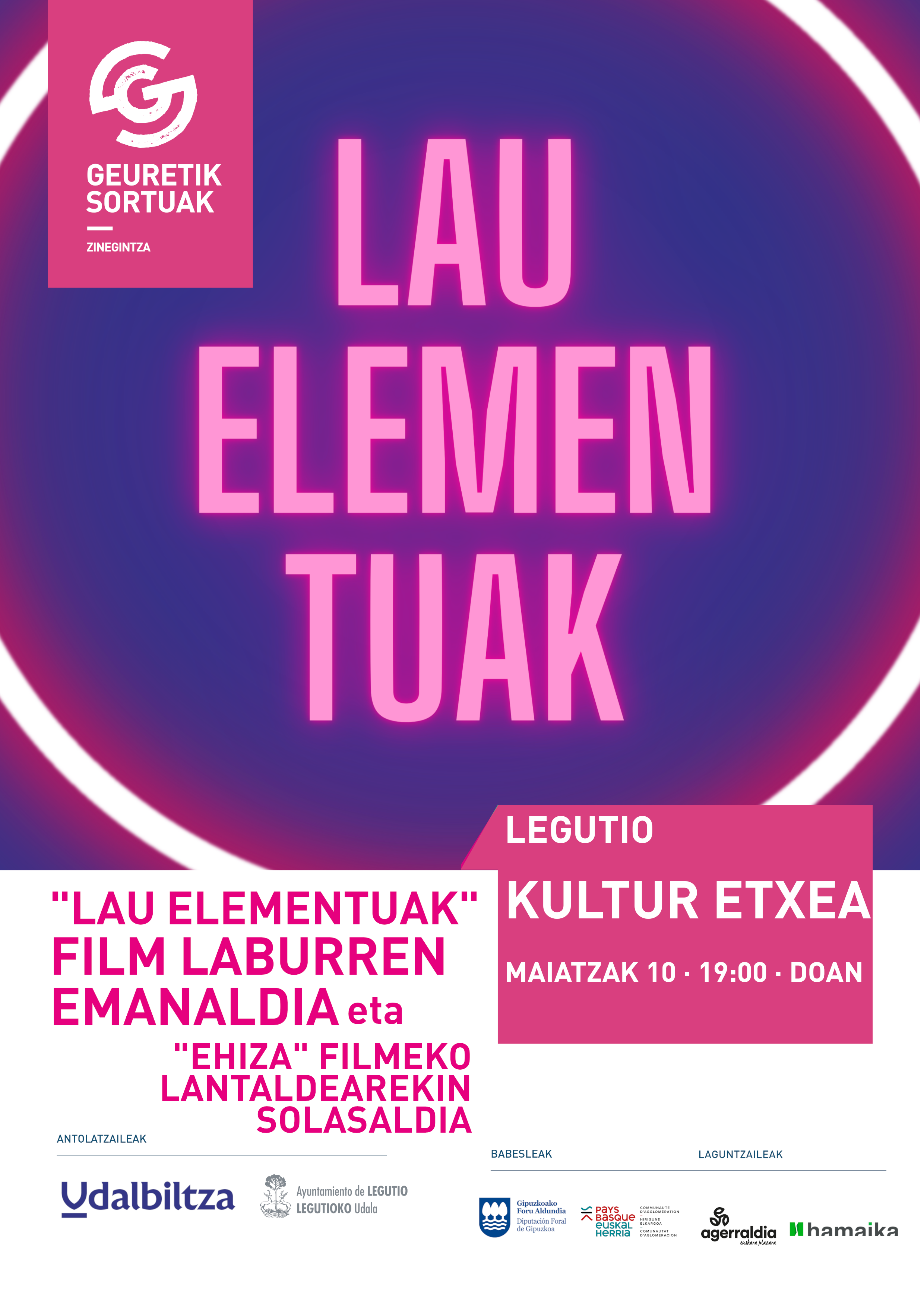 lau elementuak