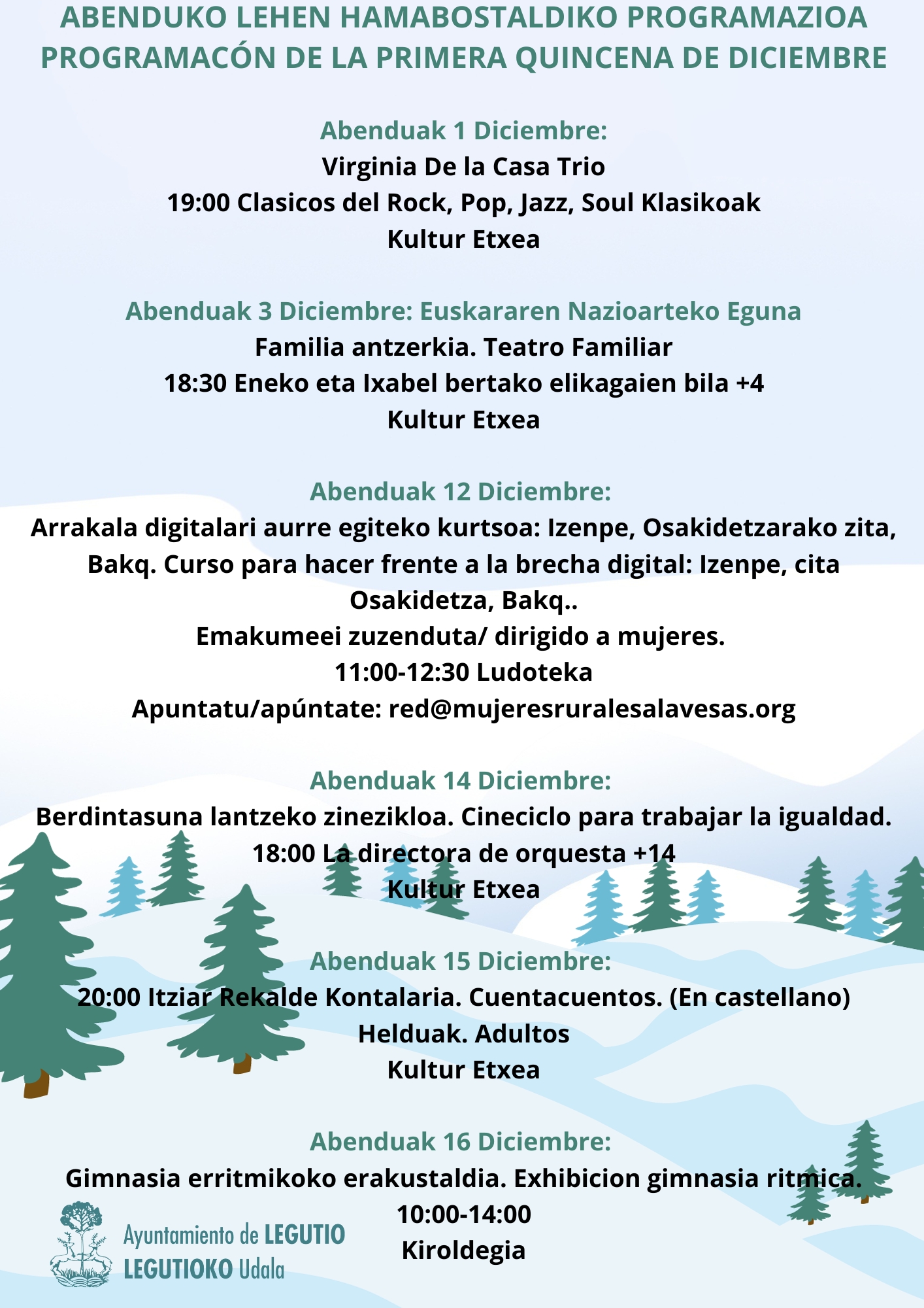 Programa diciembre