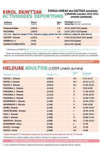 Actividades deportivas 4