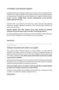 Compost de nivel A en Legutio