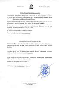 Renovación DNI y Pasaporte