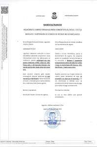 Bloqueo/ suspensión de cobro de recibos no domiciliados.