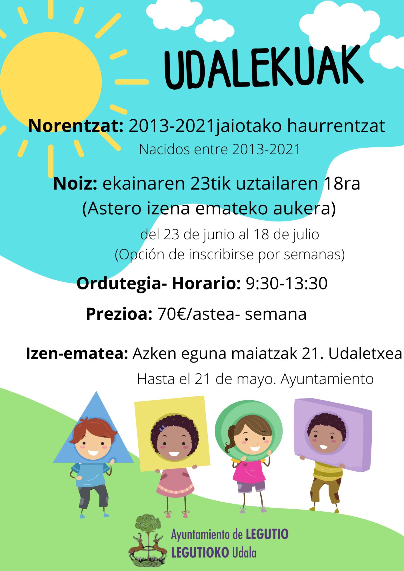 2025eko udalekuak